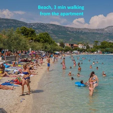 A 2 - Spacious On Seafront With The Sea View Kastela